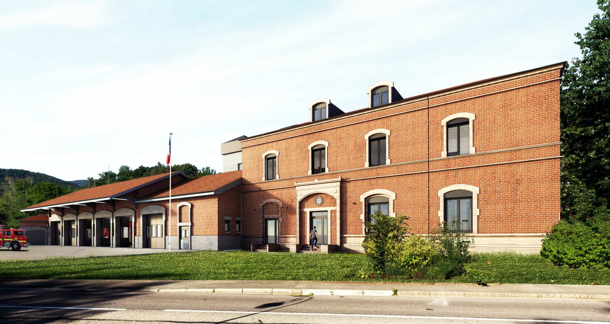 projet Centre de Secours et Incendie à Masevaux (année 2020)